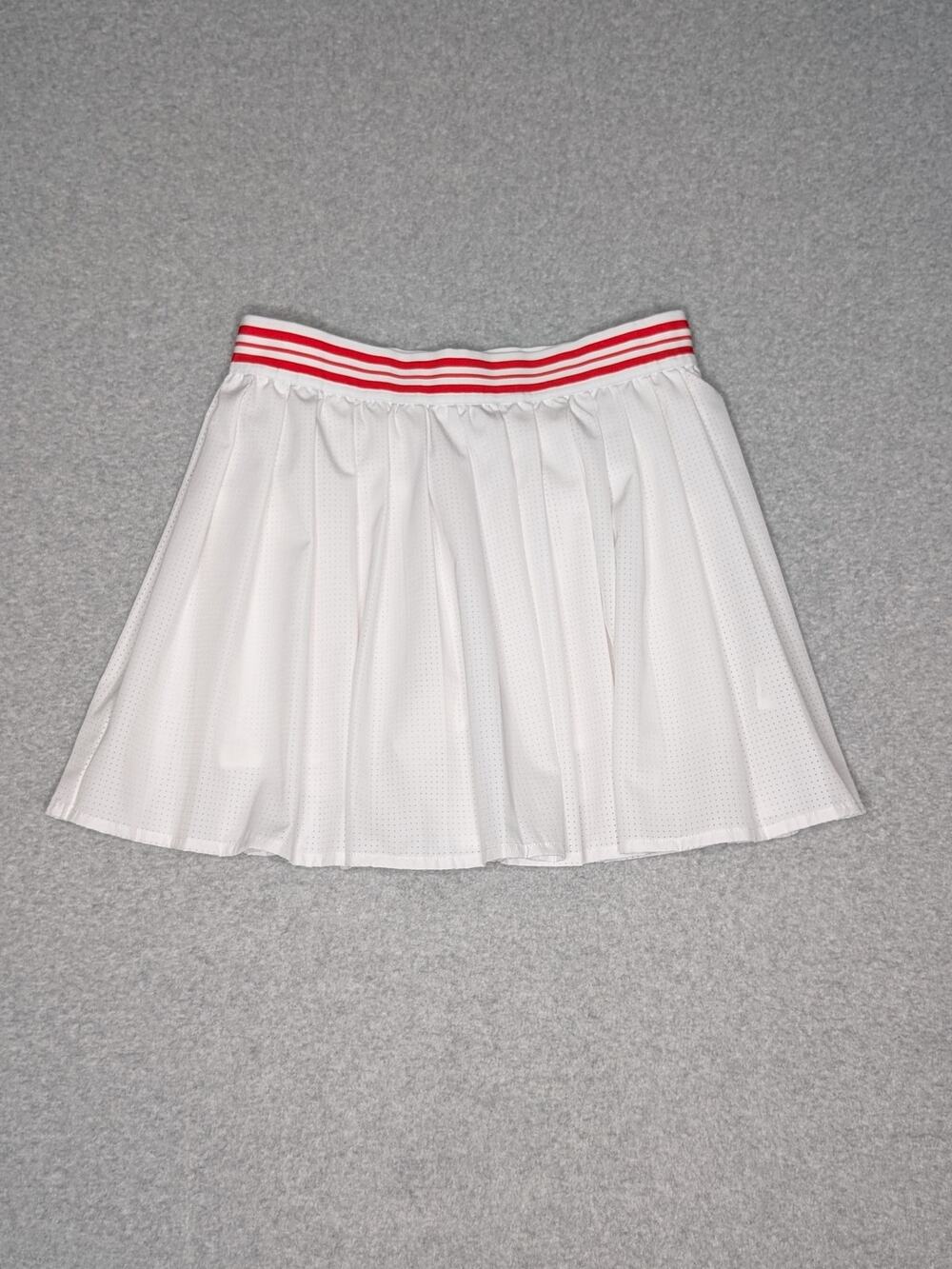 Avia Athletic Skort Small Tenniscore Preppy Sporty Retro Athleisure White Red